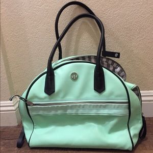 Lululemon sweat once a day bag mint green RARE